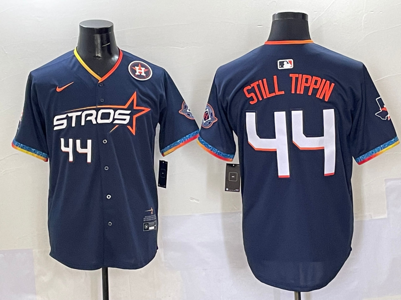 Youth 2025 MLB Houston Astros #44 Alvarez black jersey style 2